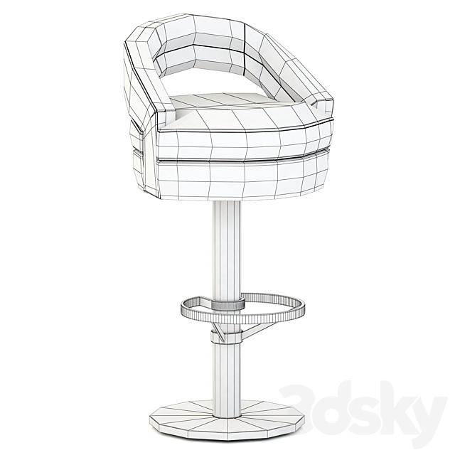 Essential Home Russel Bar Chair 3DSMax File - thumbnail 3