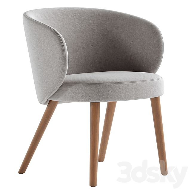 Evie Armchair 3ds Max - thumbnail 2