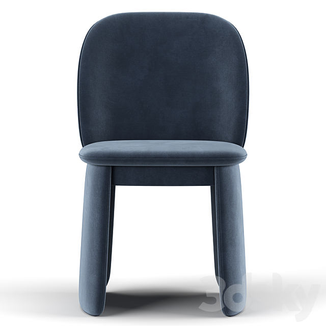 Evie dining chair 3DS Max Model - thumbnail 3