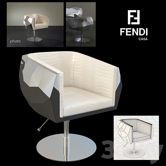 Fendi Casa _ Crystal Icon 3DSMax File - thumbnail 1