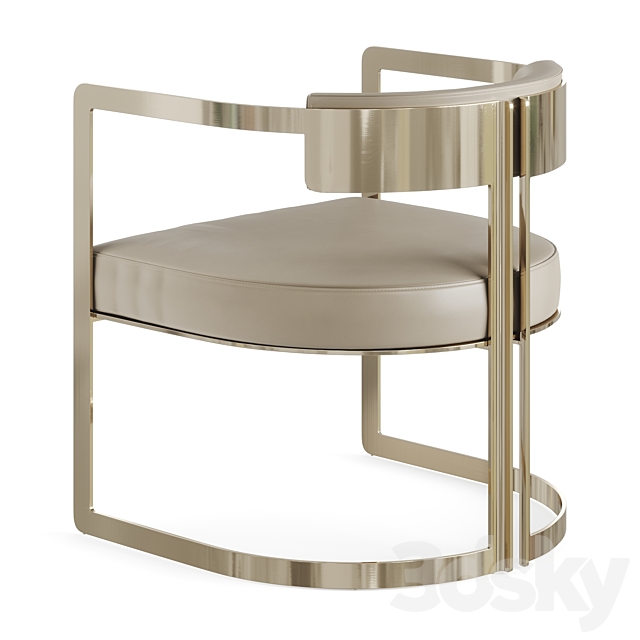 Fendi Casa Brigitte Armchair 3DSMax File - thumbnail 2