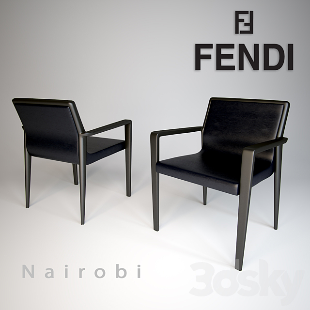 Fendi Nairobi 3DS Max Model - thumbnail 1