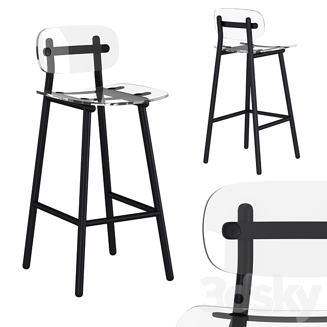 Fenster Bar Chair 3DSMax File - thumbnail 1