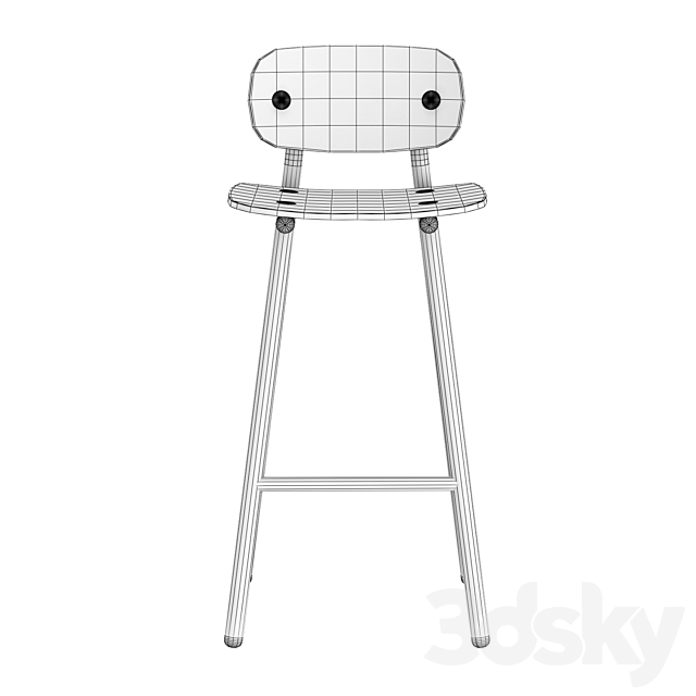 Fenster Bar Chair 3DSMax File - thumbnail 5