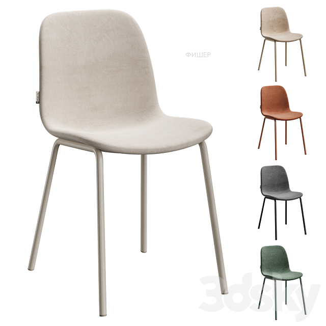 Fisher chair Divan.ru 3ds Max - thumbnail 1