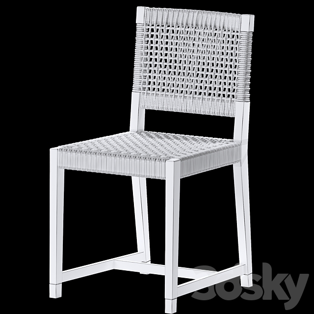 Flexform Dafne Outdoor Chair 3ds Max - thumbnail 3