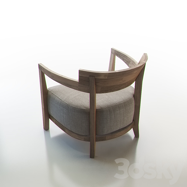 FLEXFORM – JENNY Armchair 3DS Max Model - thumbnail 2