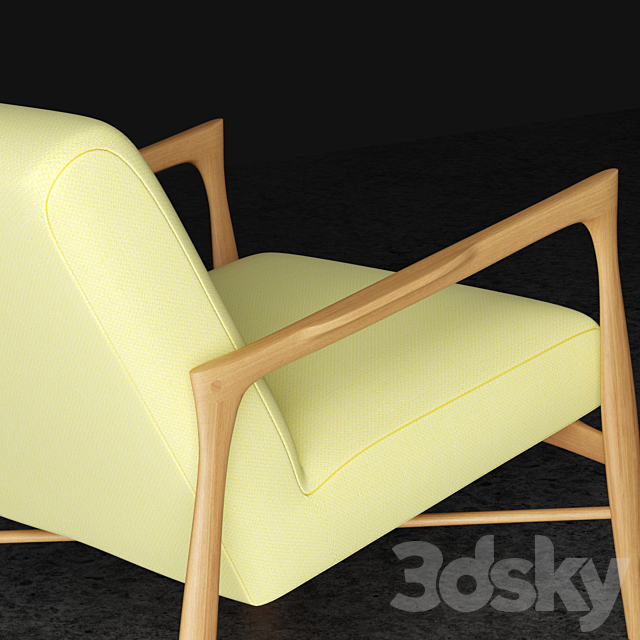 Floating Armchair 3DSMax File - thumbnail 2