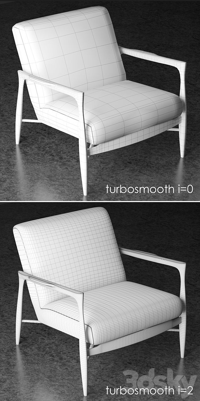 Floating Armchair 3DSMax File - thumbnail 3