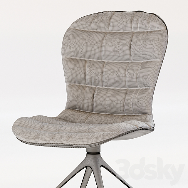 florence chair by boconcept 3DS Max Model - thumbnail 3