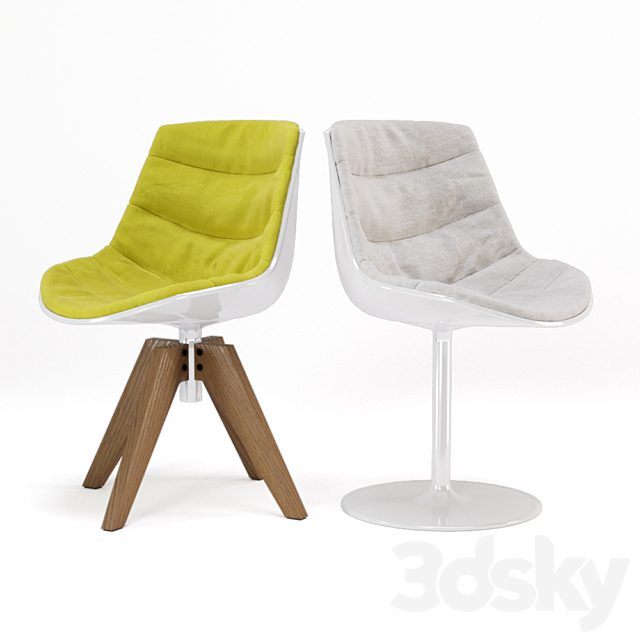 Flow Chair set_1 3ds Max - thumbnail 2