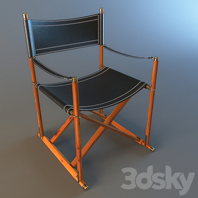 Folding chair 3DSMax File - thumbnail 1