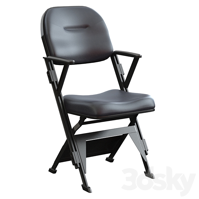 folding chair for events 3ds Max - thumbnail 1