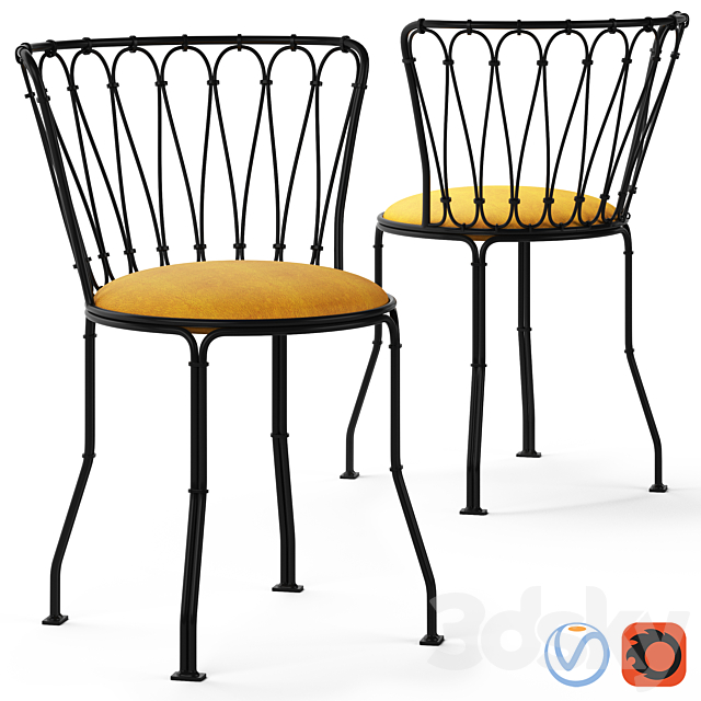 Forge Chair (Silla Forja) 3ds Max - thumbnail 1