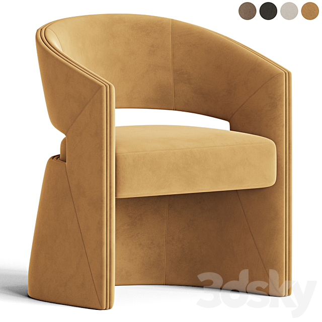 Fortune Dining Chair Tecninovainteriors 3DSMax File - thumbnail 1