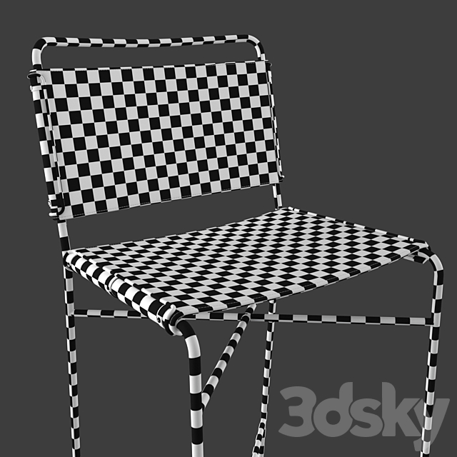 Four Hands WHARTON bar stool 3DSMax File - thumbnail 4