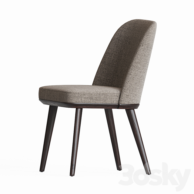 Foyer Dining Chair Set Calligaris 3DS Max Model - thumbnail 3