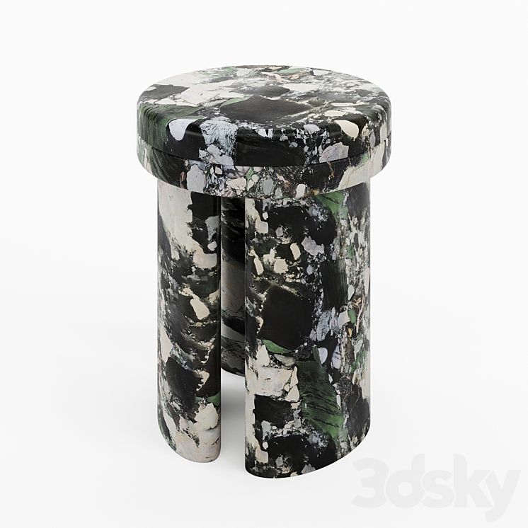 Francesco Balzano – Dolce Stool 3DS Max Model - thumbnail 1