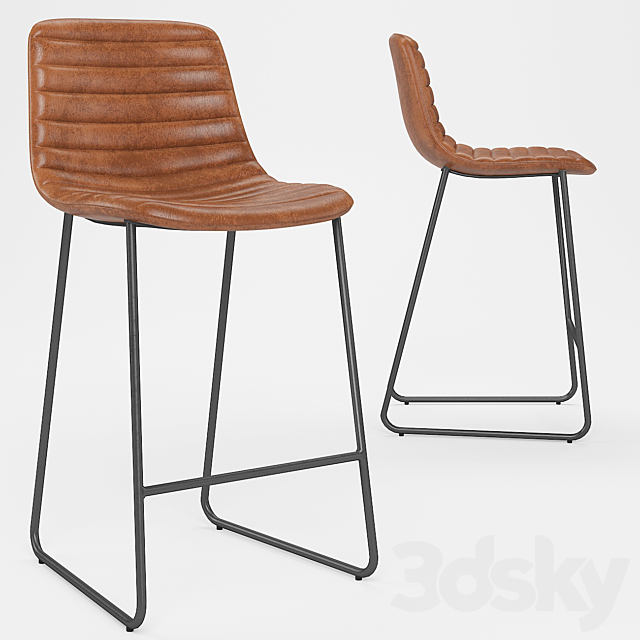 Frankie_Bar_Stool 3ds Max - thumbnail 1