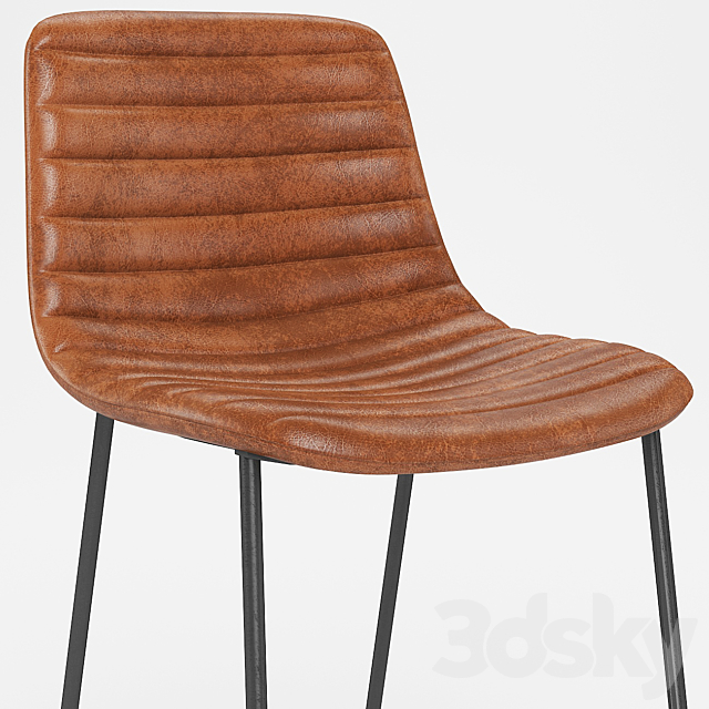 Frankie_Bar_Stool 3ds Max - thumbnail 2