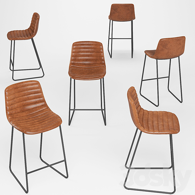 Frankie_Bar_Stool 3ds Max - thumbnail 3