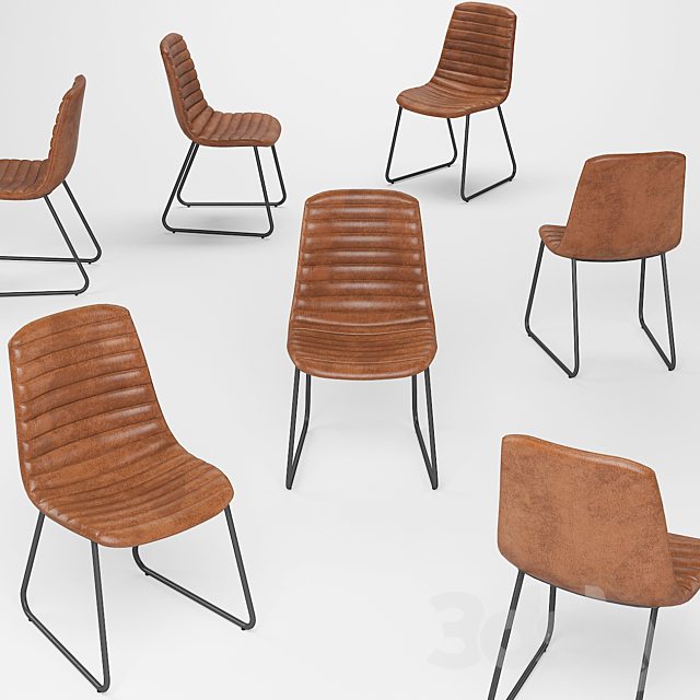 Frankie_dining_chair 3ds Max - thumbnail 3