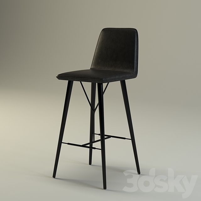 Fredericia Furniture Spine Bar Stool 3DSMax File - thumbnail 1