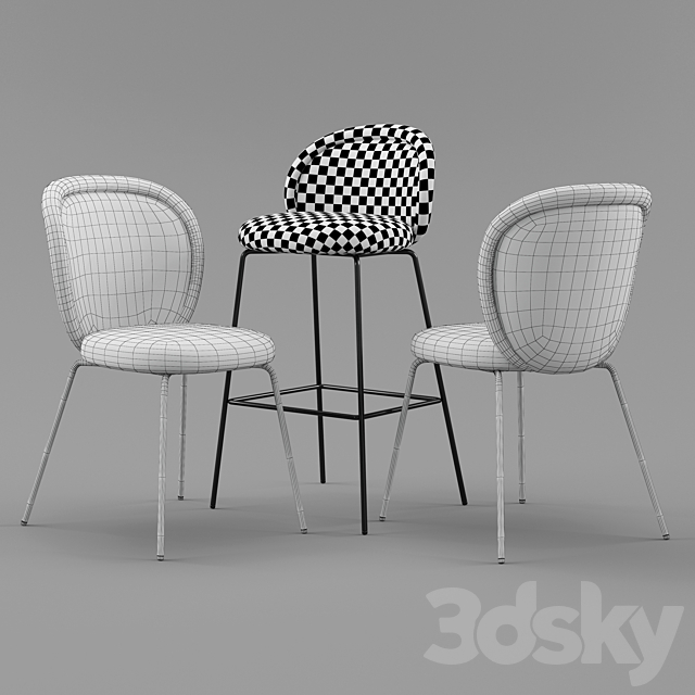 Freifrau.  Ona Chair. 3DSMax File - thumbnail 3