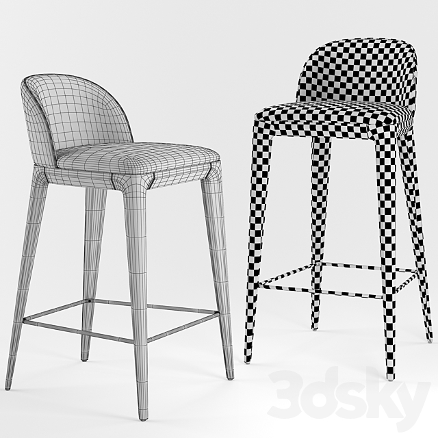 Furman. Bar stool Play. 3DSMax File - thumbnail 3