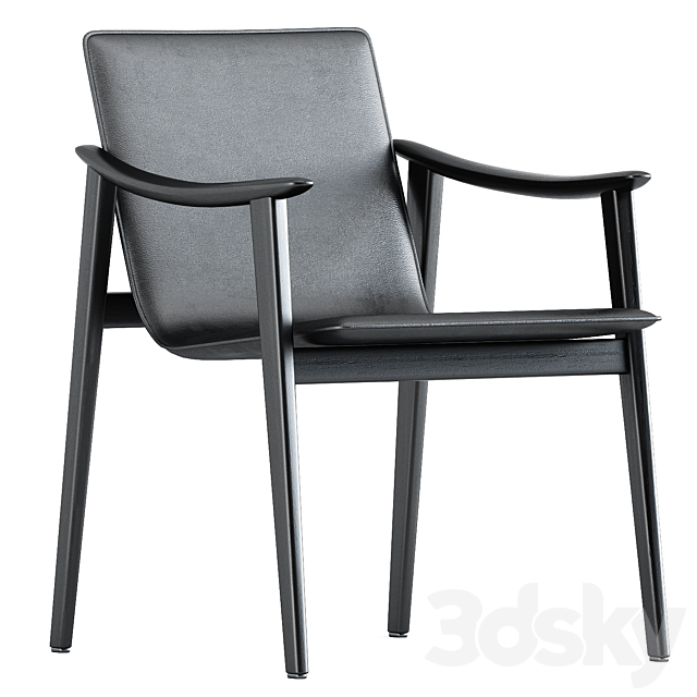 FYNN chair 2 by Minotti 3DS Max Model - thumbnail 4