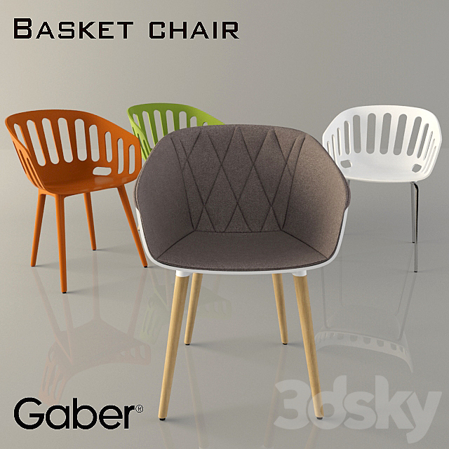 GABER BASKET CHAIR 3DSMax File - thumbnail 1