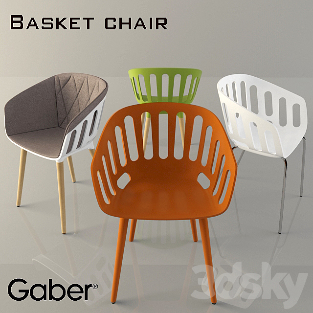 GABER BASKET CHAIR 3DSMax File - thumbnail 2