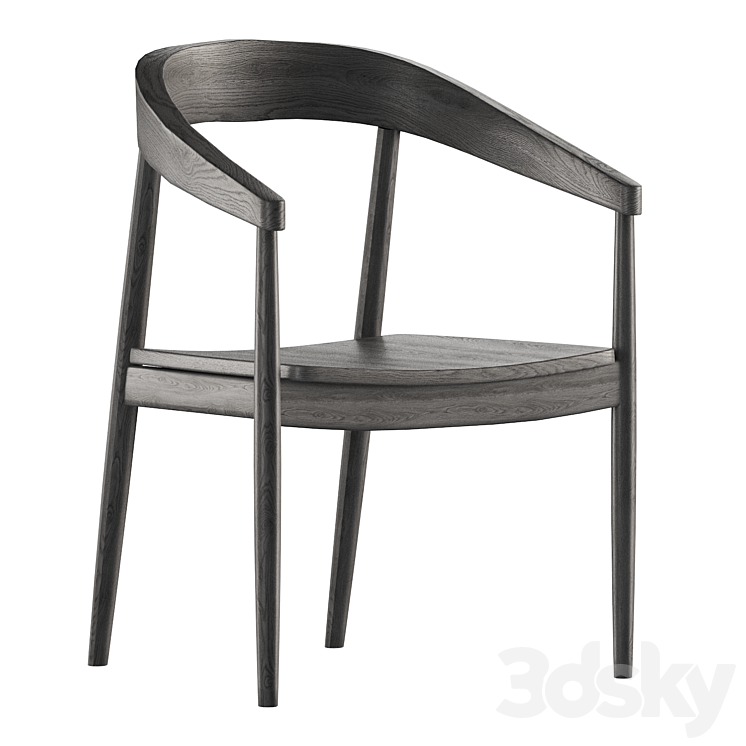 Galb dining chair 3DS Max Model - thumbnail 1