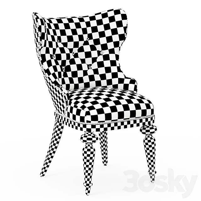 Gamecock Chair 3DS Max Model - thumbnail 2