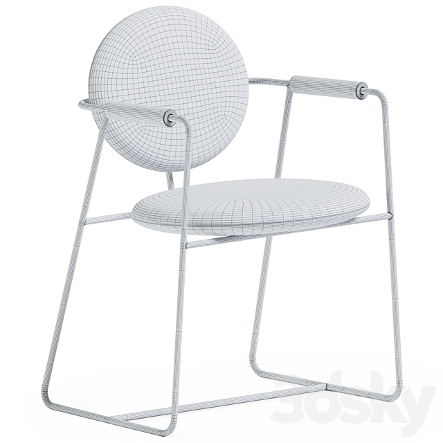 Gemma Chair by Baxter 3DSMax File - thumbnail 3