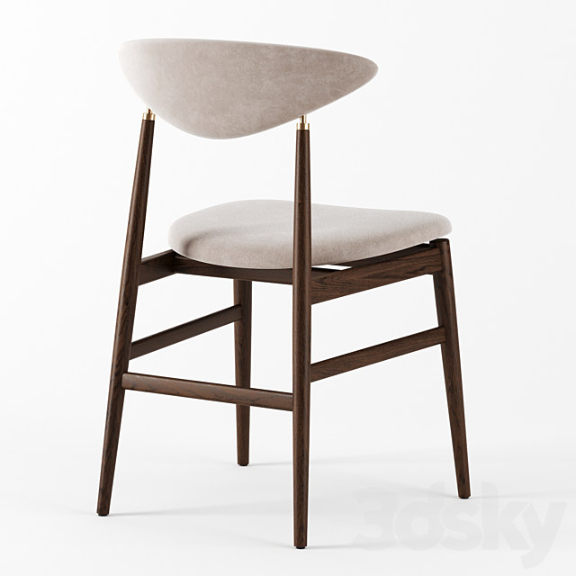 Gent Chair by Gubi 3ds Max - thumbnail 2