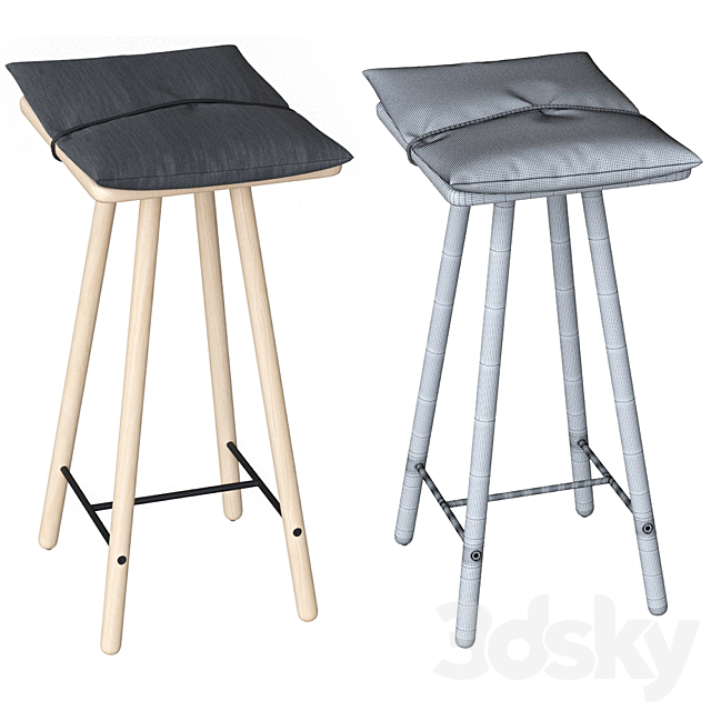 Georg stool. Skagerak 3DSMax File - thumbnail 2