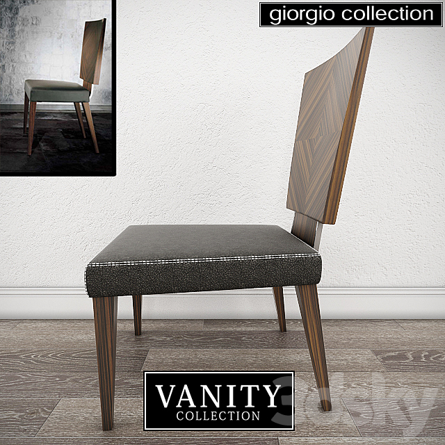 GIORGIO COLLECTION Vanity – Art. 9030 – Chair 3DS Max Model - thumbnail 2