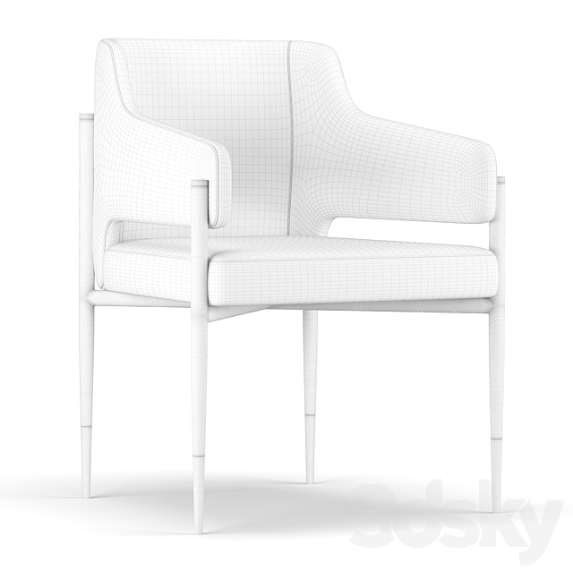 Giuliette Chair 3DSMax File - thumbnail 5