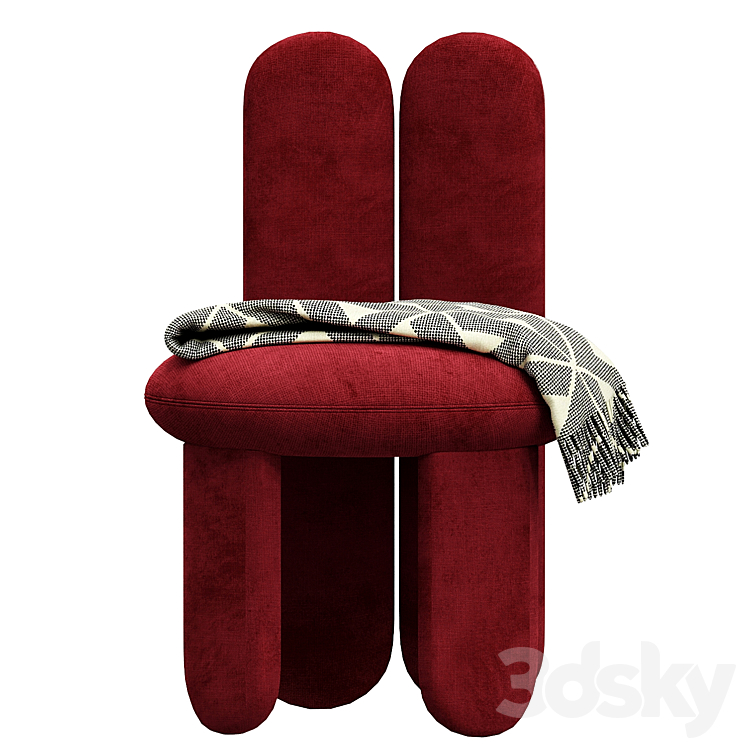 Glazy Chair Gentle 683 by Royal Stranger 3DS Max Model - thumbnail 3