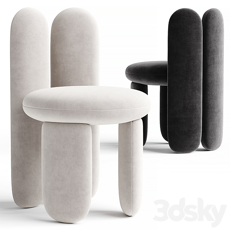 Glazy Chair – Royal Stranger 3DS Max Model - thumbnail 1