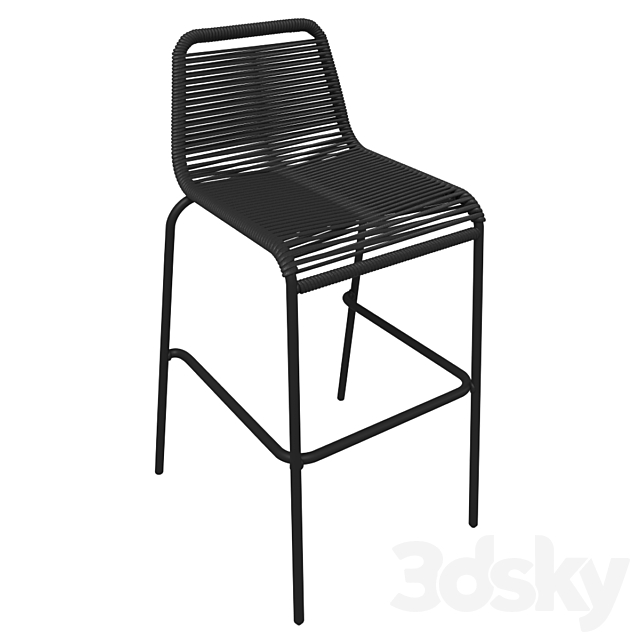 Glenville bar stool. La Forma (ex Julia Grup) 3ds Max - thumbnail 2