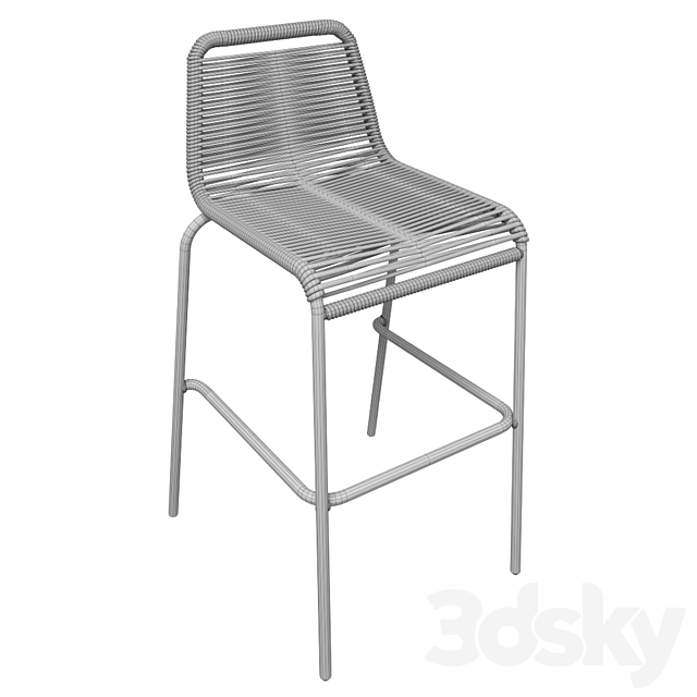 Glenville bar stool. La Forma (ex Julia Grup) 3ds Max - thumbnail 3