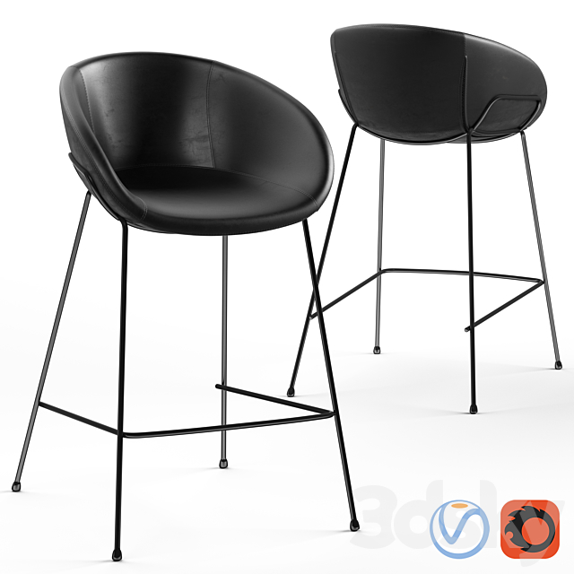 Globewest Duke Barstool 3DSMax File - thumbnail 1