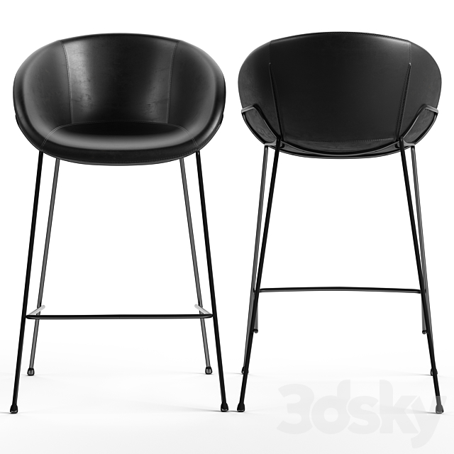 Globewest Duke Barstool 3DSMax File - thumbnail 2