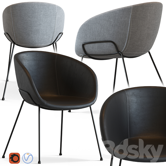 Globewest Duke Chair 3DSMax File - thumbnail 1