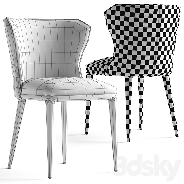 Globewest Eloise Chair 3ds Max - thumbnail 3