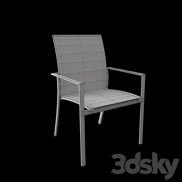 GLOSTER FAUTEUIL AZORE 3ds Max - thumbnail 2