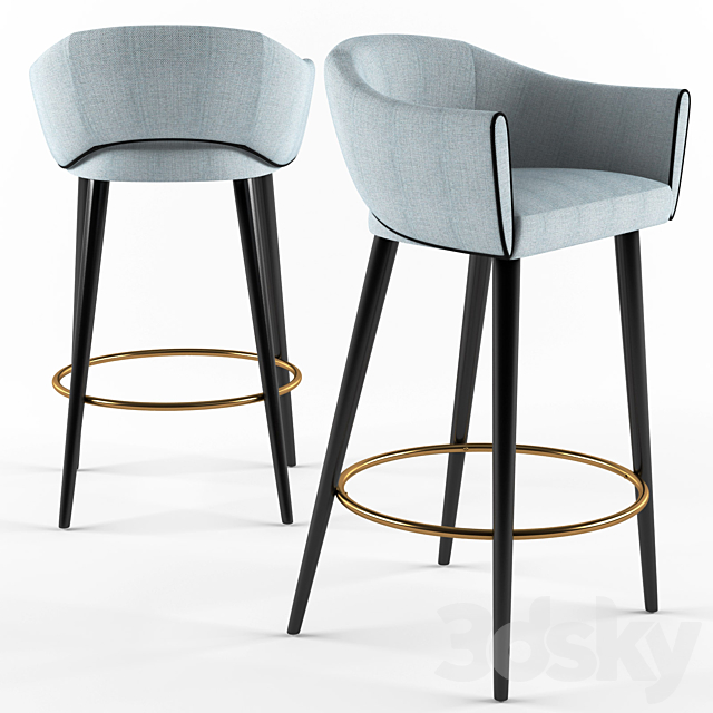 GRACE Bar Chair 3DSMax File - thumbnail 1