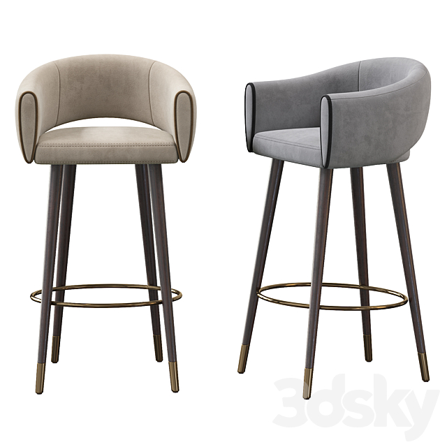 GRACE BARSTOOL 3DSMax File - thumbnail 2